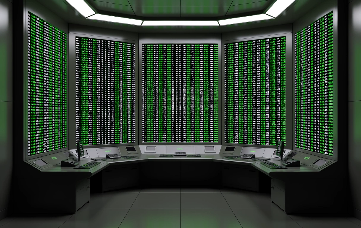 Digital trading matrix visualization